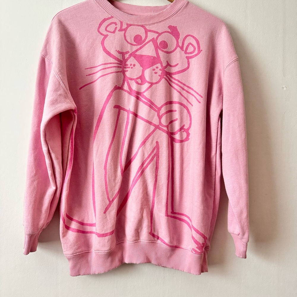 Pink Graphic Sweatshirt